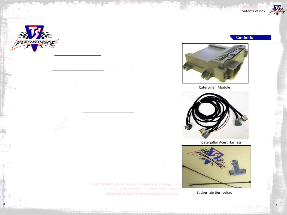 Slide number 3 | TS Performance 8210202 User Manual | Page 3 / 6