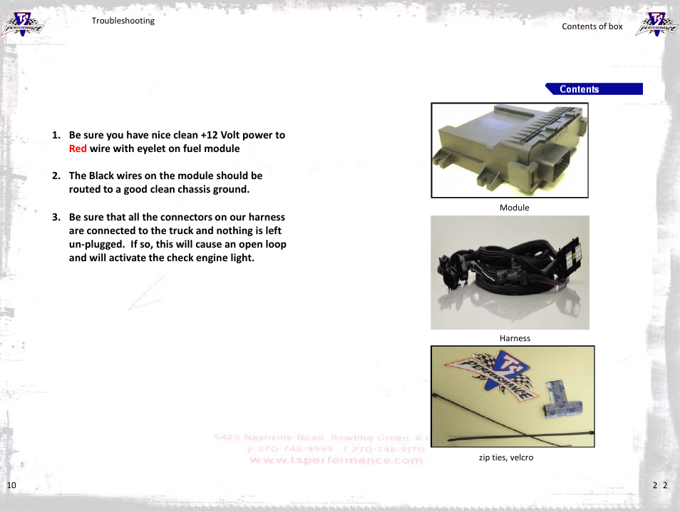 Slide number 3 | TS Performance 9210201 User Manual | Page 3 / 6