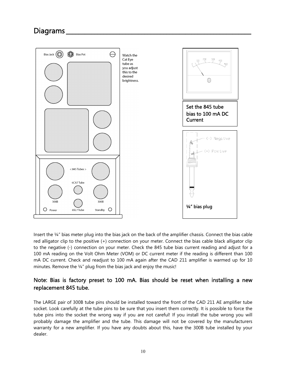 Diagrams | Cary Audio Design CAD 211 AE User Manual | Page 11 / 15