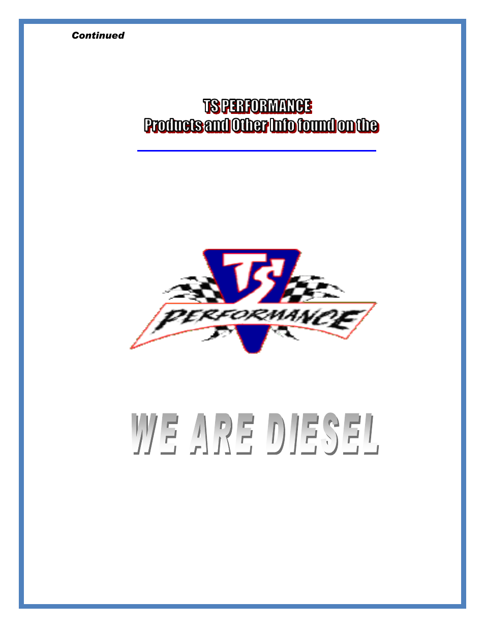 TS Performance 2110102 User Manual | Page 4 / 4