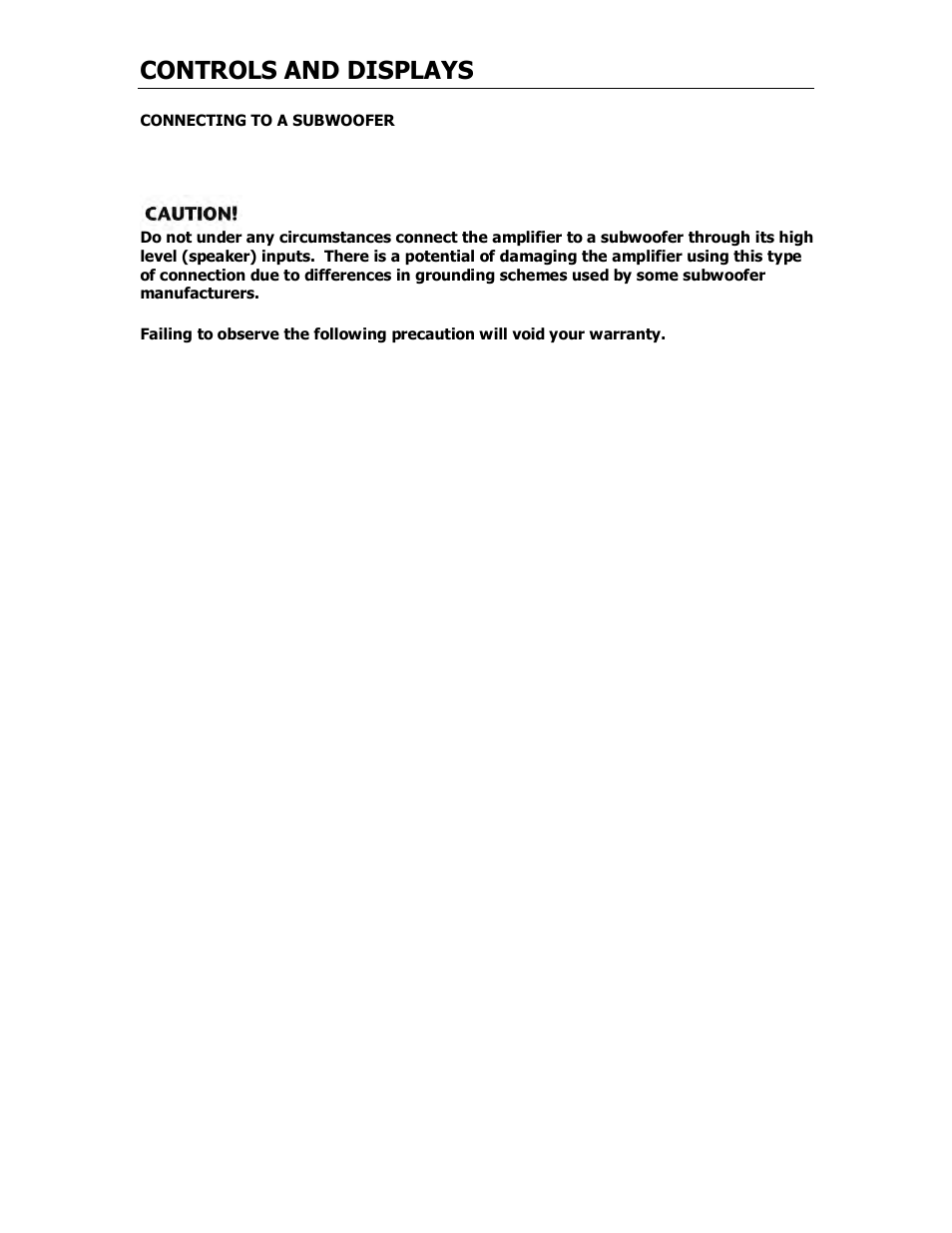 Controls and displays | Cary Audio Design SA-200.2 User Manual | Page 12 / 17