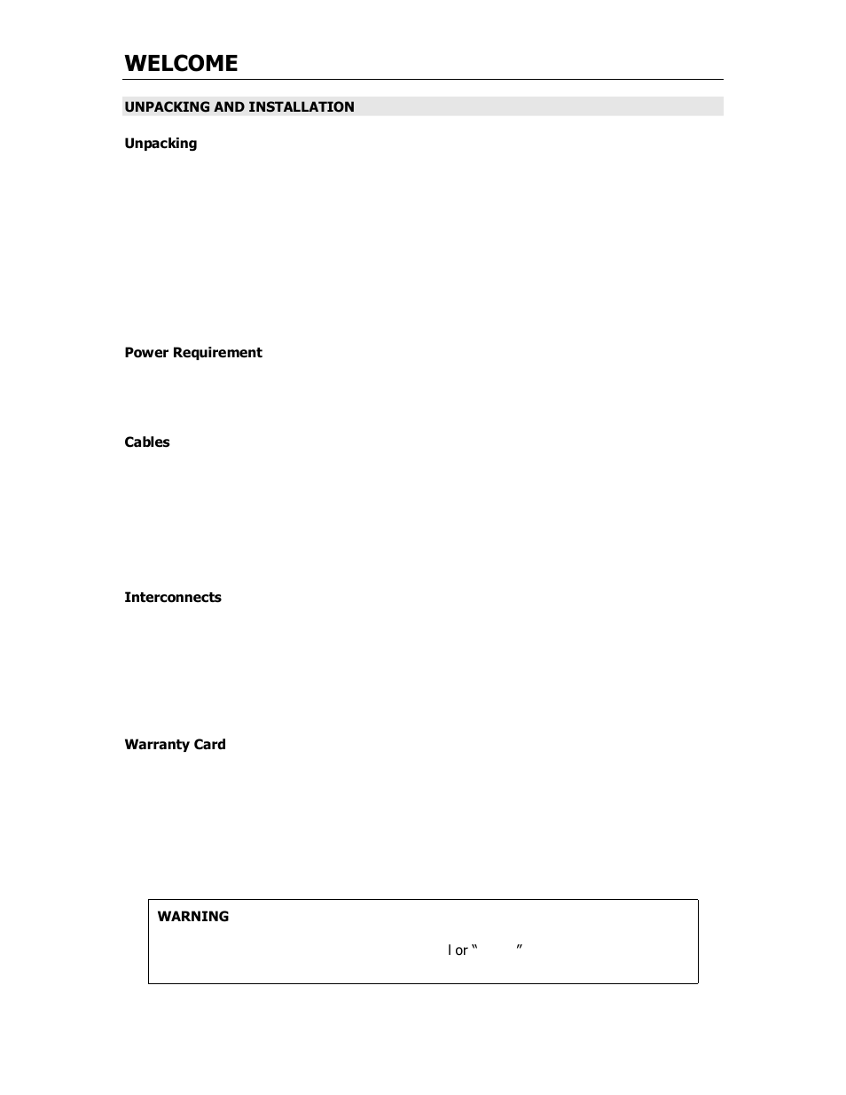 Welcome | Cary Audio Design SA-200.2 User Manual | Page 7 / 17