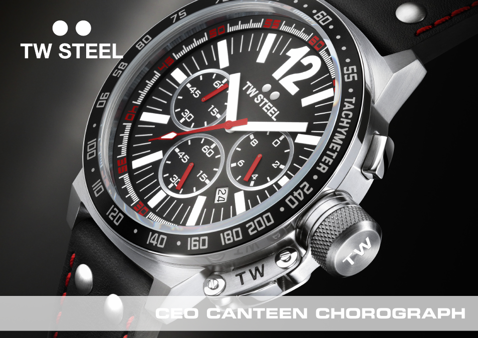 TW Steel CEO Canteen Chronograph User Manual | 17 pages