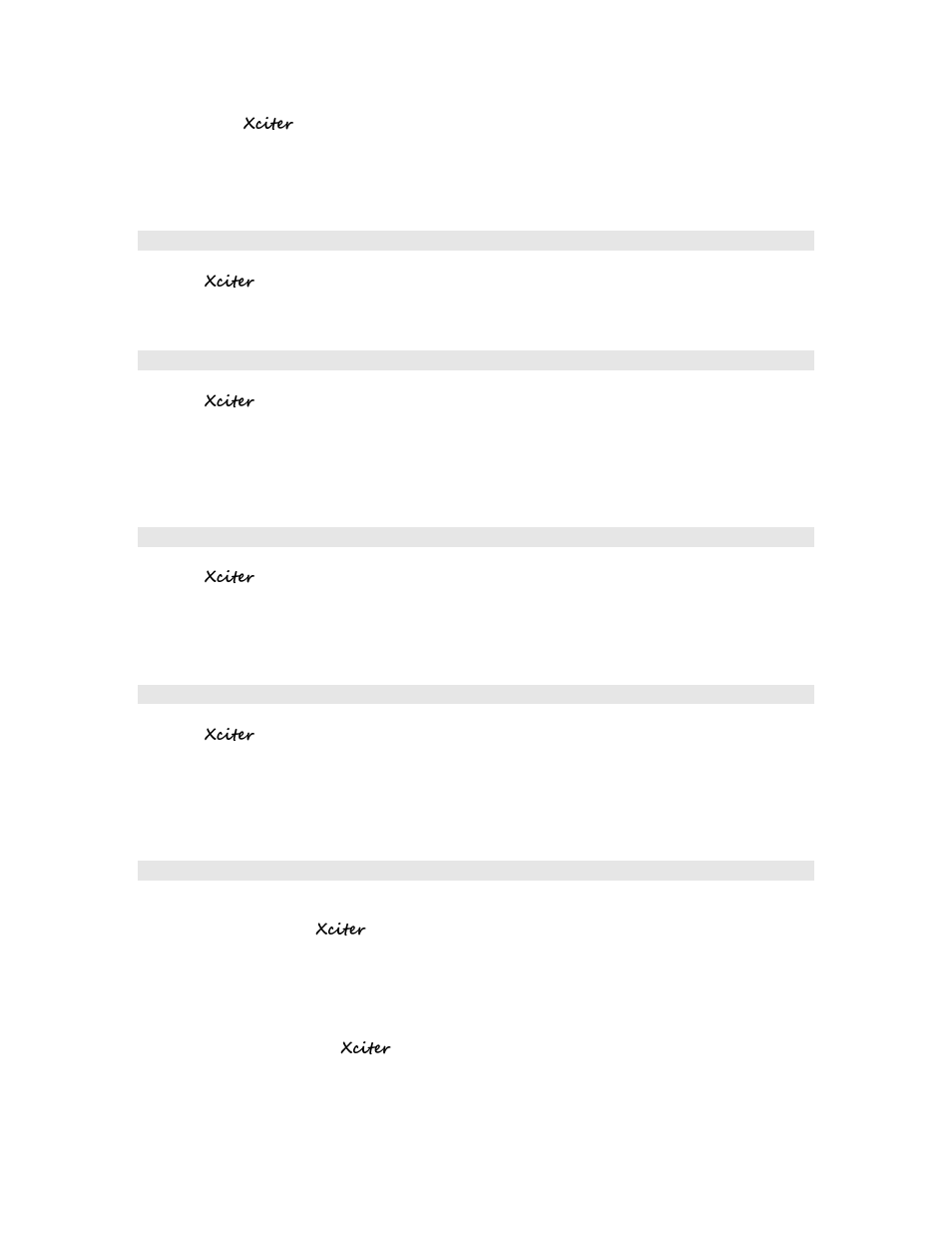 Operation | Cary Audio Design Xciter User Manual | Page 14 / 19