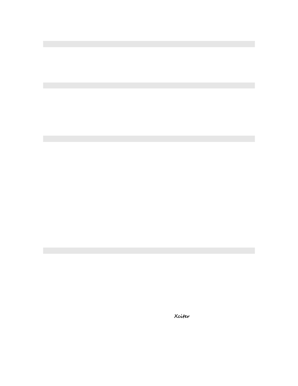 Operation | Cary Audio Design Xciter User Manual | Page 15 / 19