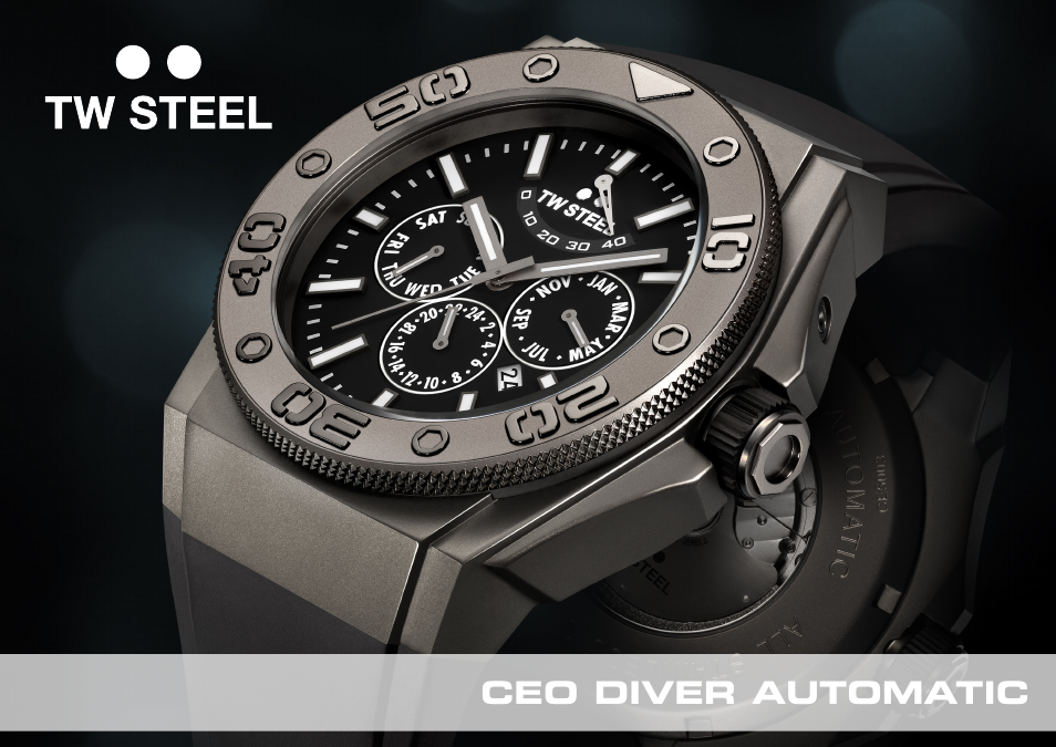TW Steel CEO Diver Automatic User Manual | 17 pages