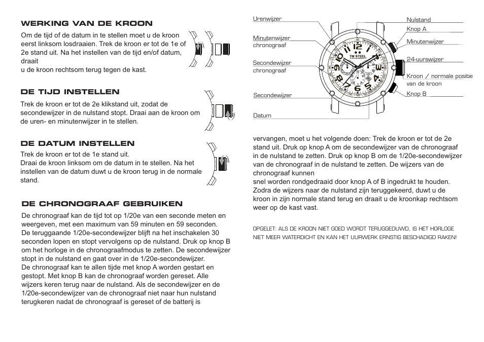 TW Steel Grandeur Tech User Manual | Page 5 / 17