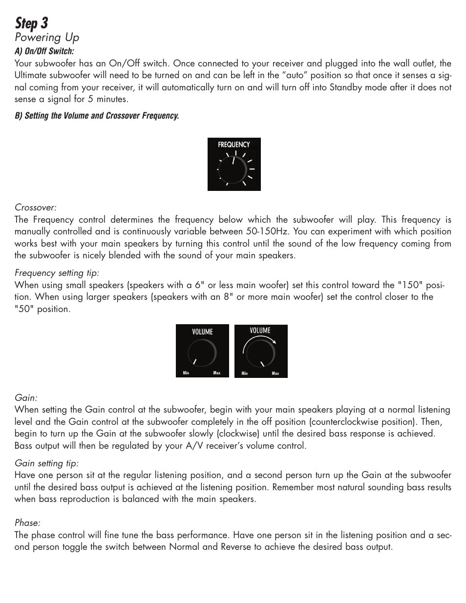 Step 3 | Ultimate-sound Korus MKII Sub User Manual | Page 4 / 5