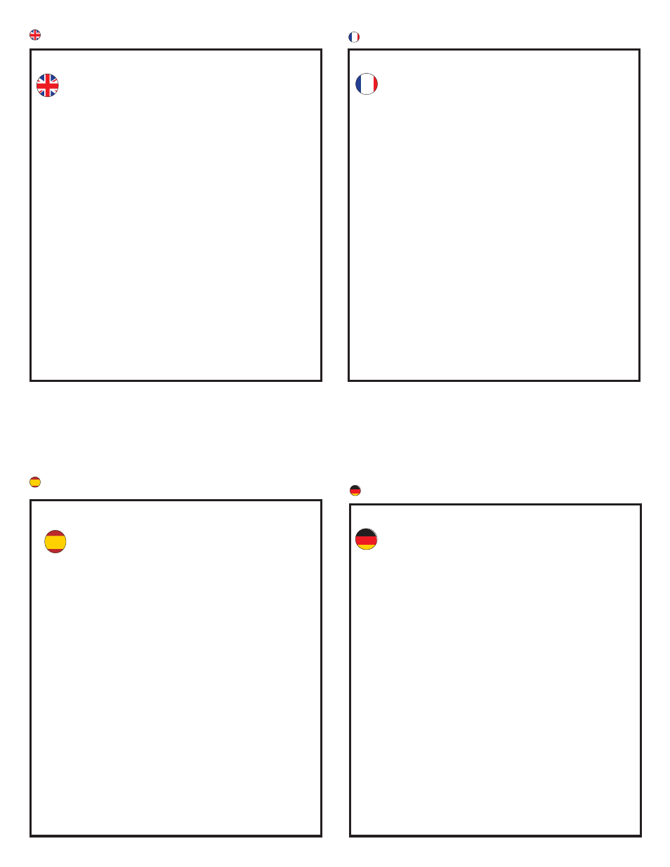 Item, Description qty, Descripción cuanto | Point, Description quantité, Tiel, Beschreibung menge | Vantage Point ES Series - ESH4B-BW User Manual | Page 3 / 17