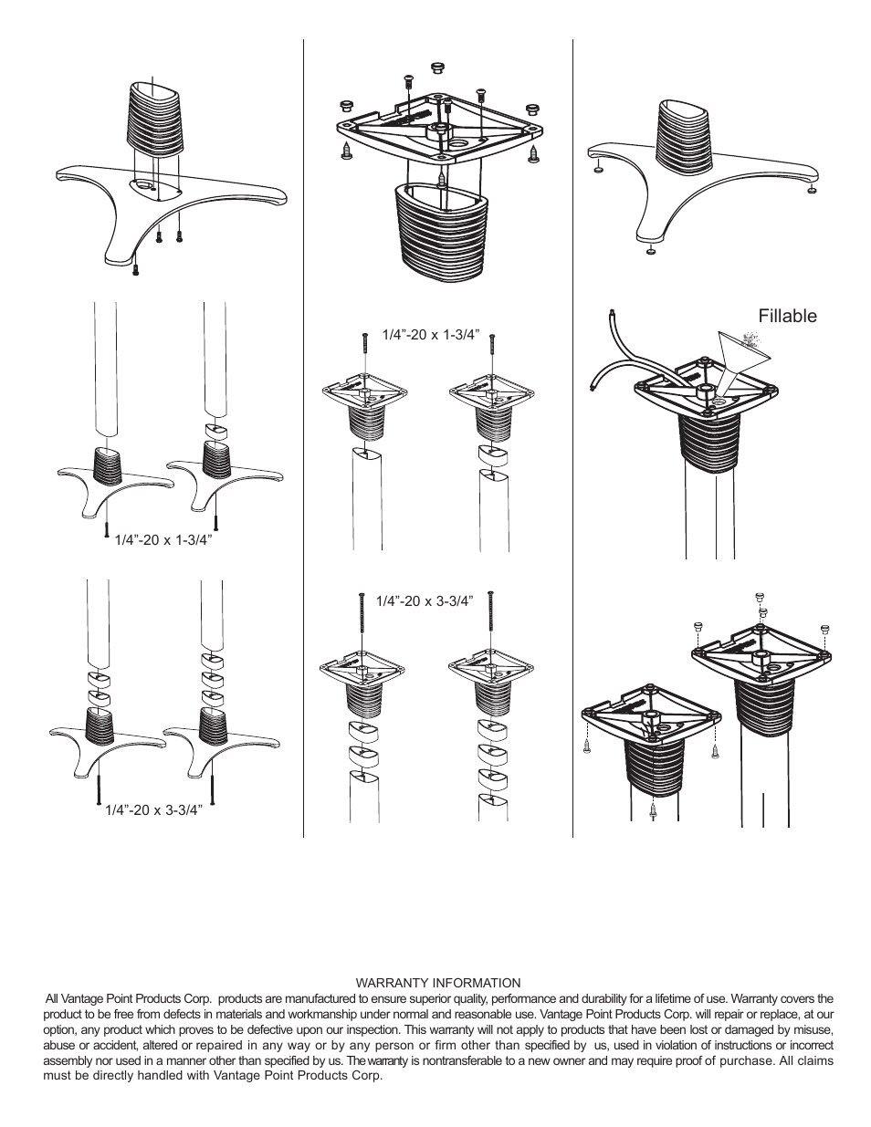 Fillable | Vantage Point SSB30 User Manual | Page 2 / 2