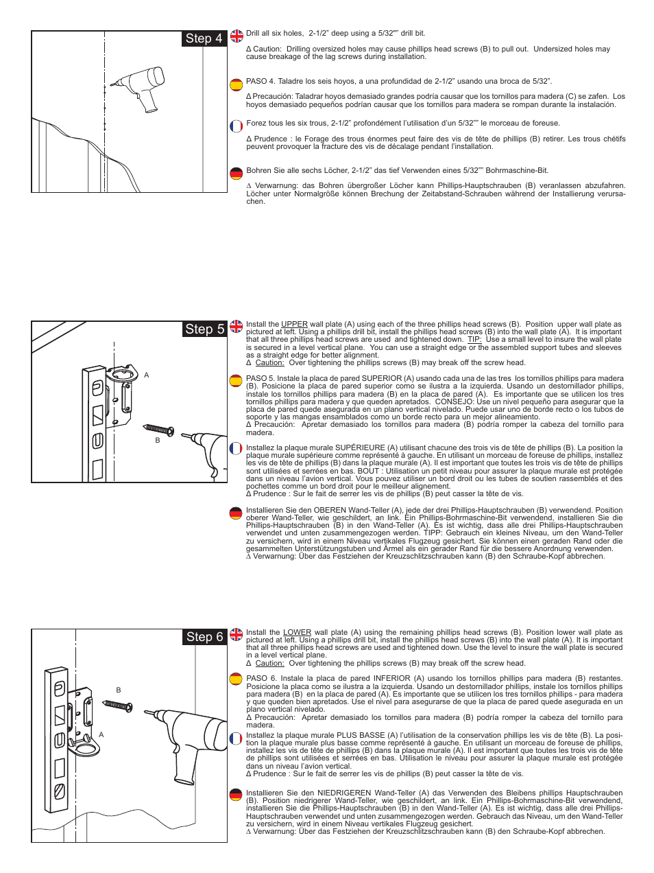 Step 5, Step 4, Step 6 | Vantage Point AXWG01 User Manual | Page 3 / 8