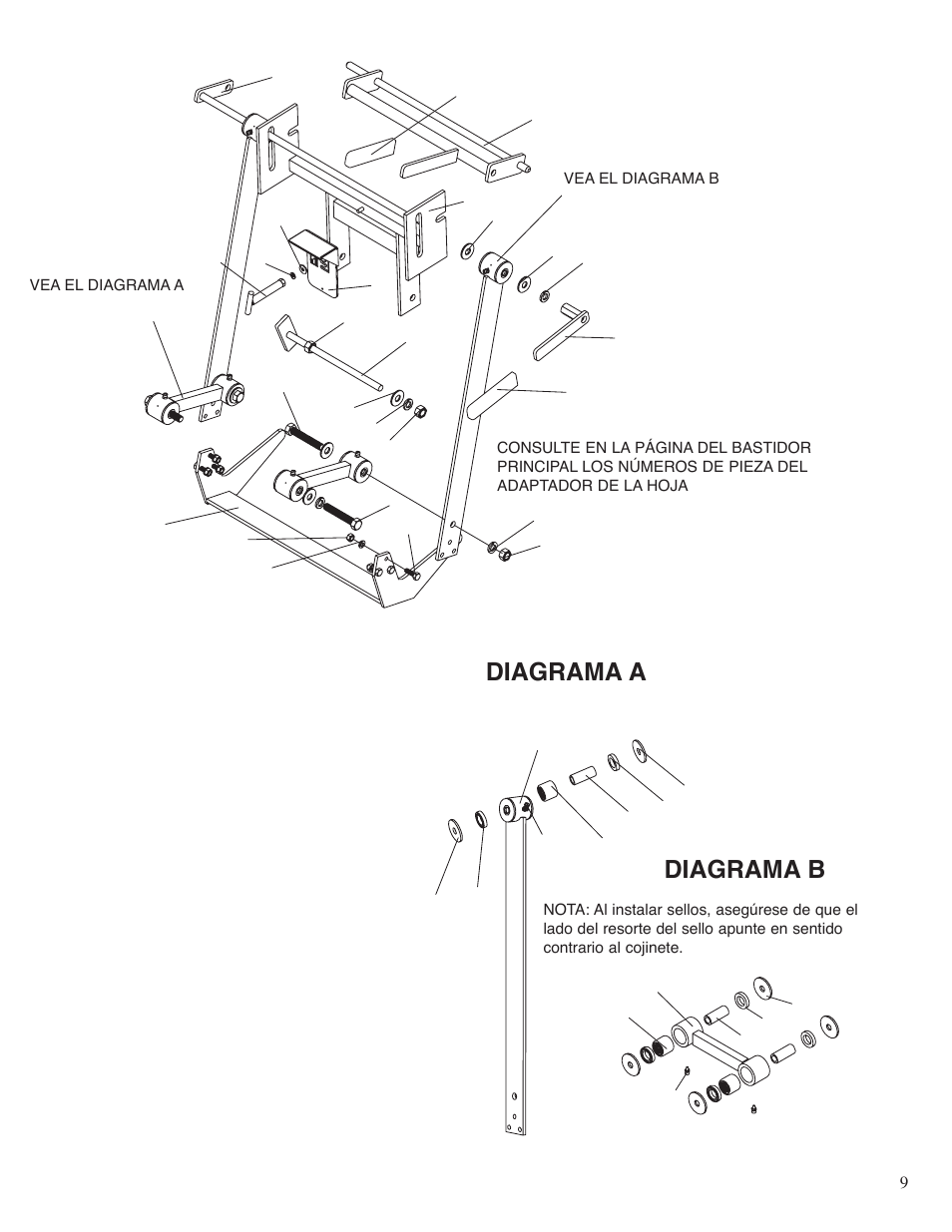 Diagram b, Diagram a, Diagrama a diagrama b | Classen SC-20 User Manual | Page 23 / 24