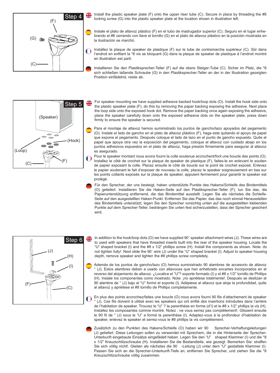 Step 4 step 5 step 6 | Vantage Point SSH40 User Manual | Page 3 / 4
