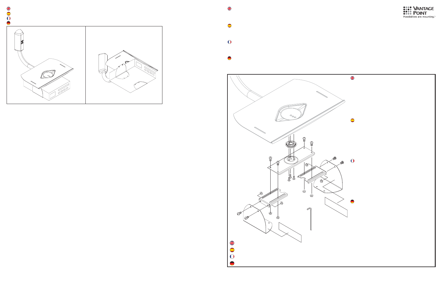 Vantage Point CB01 User Manual | 2 pages