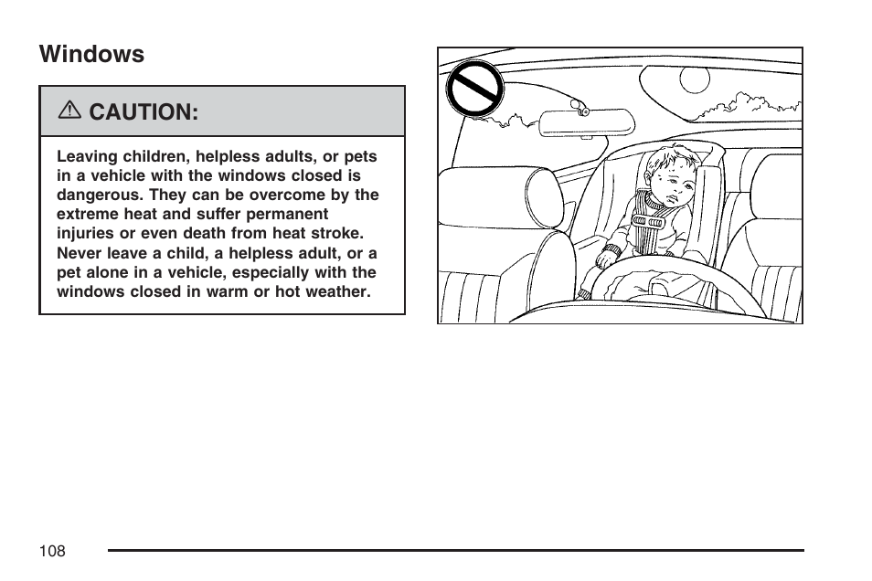 Windows | Cadillac 2007 SRX User Manual | Page 108 / 522