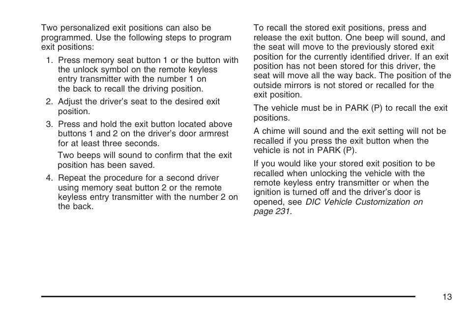 Cadillac 2007 SRX User Manual | Page 13 / 522