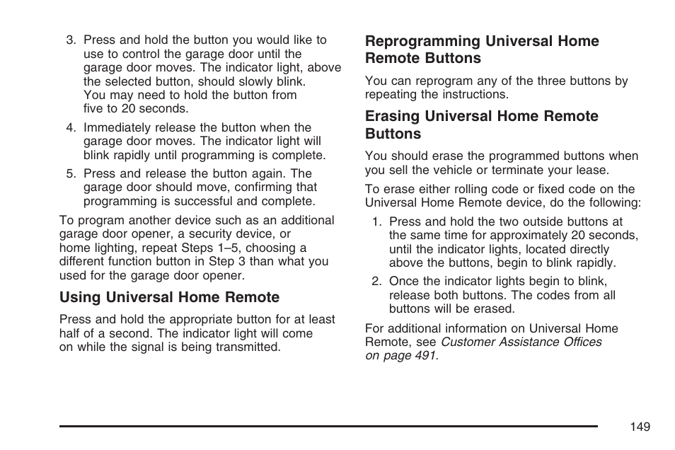 Cadillac 2007 SRX User Manual | Page 149 / 522