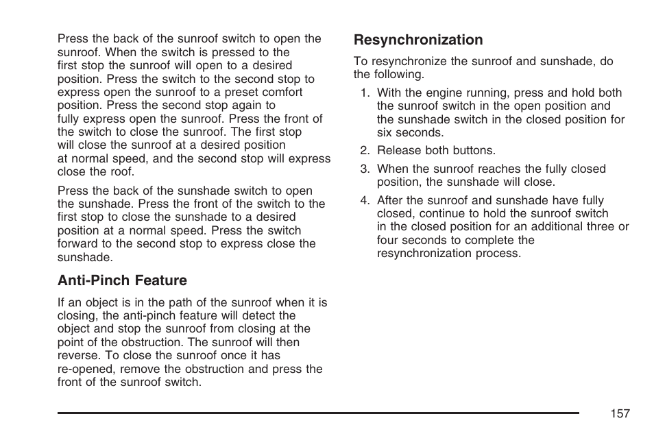 Cadillac 2007 SRX User Manual | Page 157 / 522