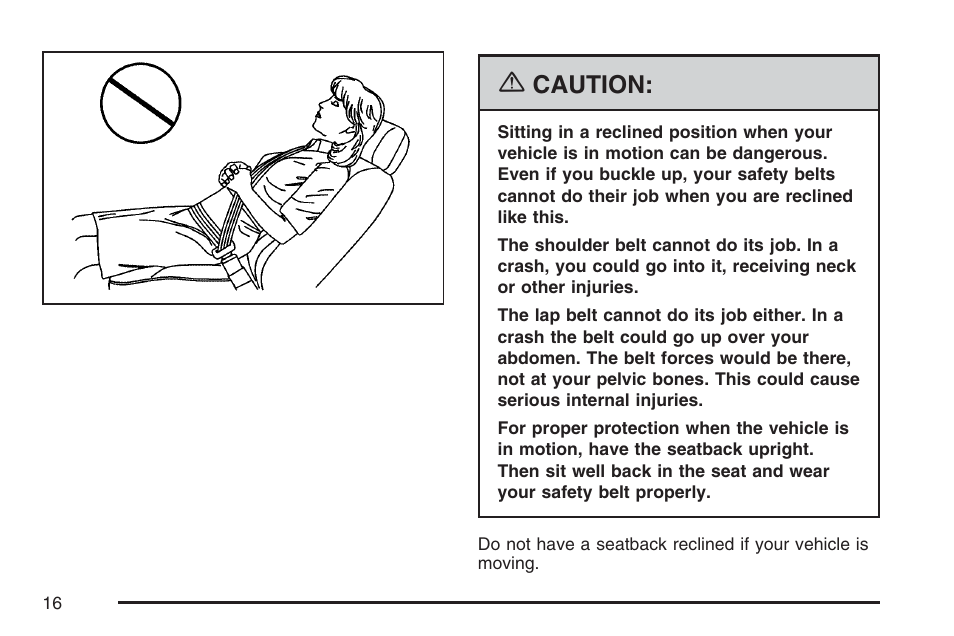 Caution | Cadillac 2007 SRX User Manual | Page 16 / 522