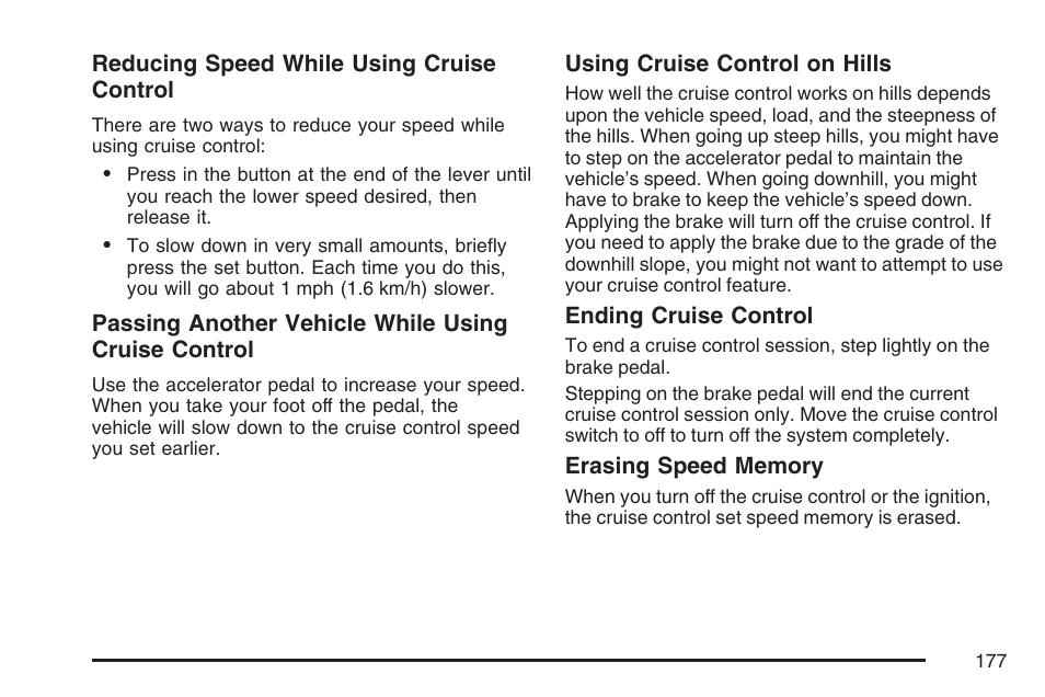 Cadillac 2007 SRX User Manual | Page 177 / 522