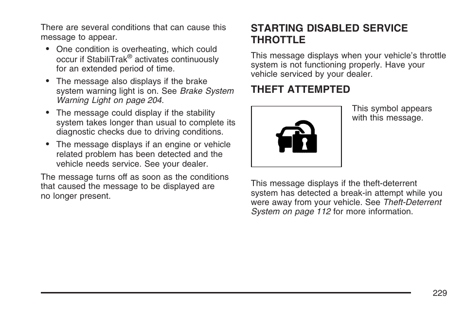 Cadillac 2007 SRX User Manual | Page 229 / 522