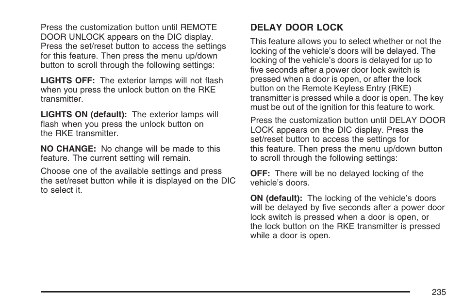 Cadillac 2007 SRX User Manual | Page 235 / 522