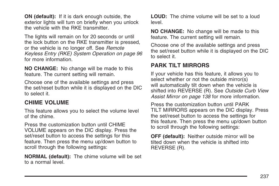 Cadillac 2007 SRX User Manual | Page 237 / 522