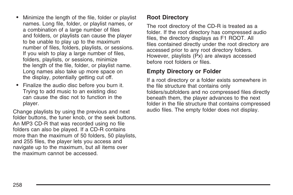 Cadillac 2007 SRX User Manual | Page 258 / 522