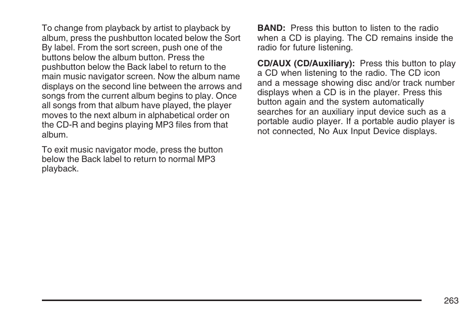 Cadillac 2007 SRX User Manual | Page 263 / 522