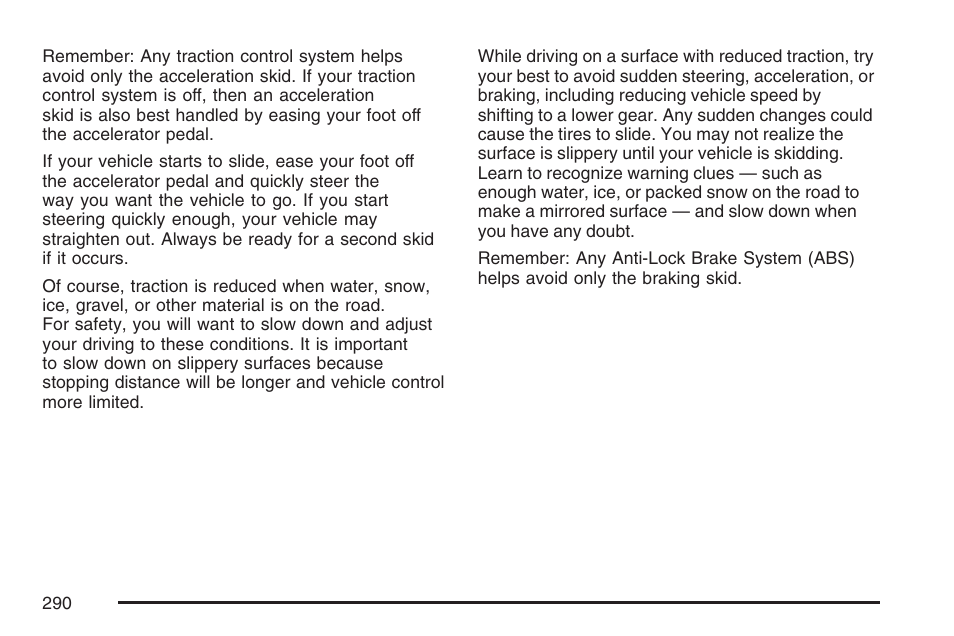 Cadillac 2007 SRX User Manual | Page 290 / 522