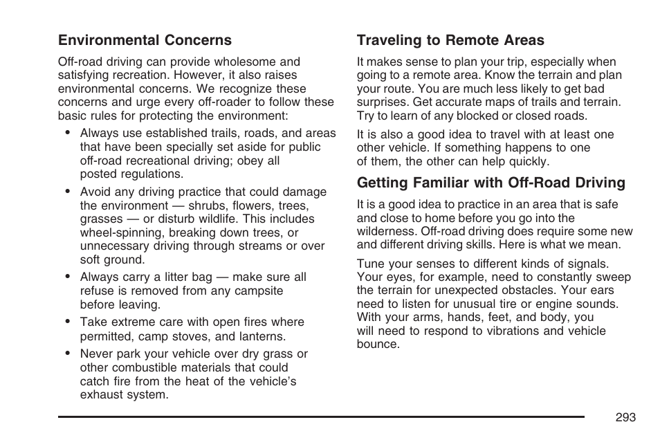 Cadillac 2007 SRX User Manual | Page 293 / 522