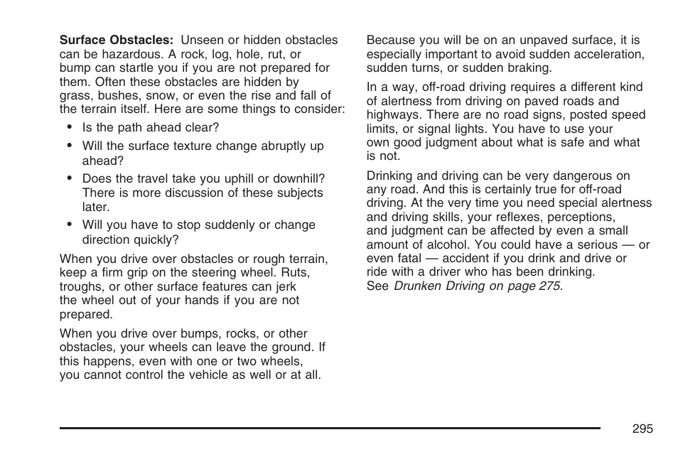 Cadillac 2007 SRX User Manual | Page 295 / 522