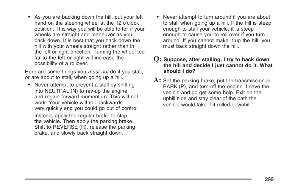 Cadillac 2007 SRX User Manual | Page 299 / 522