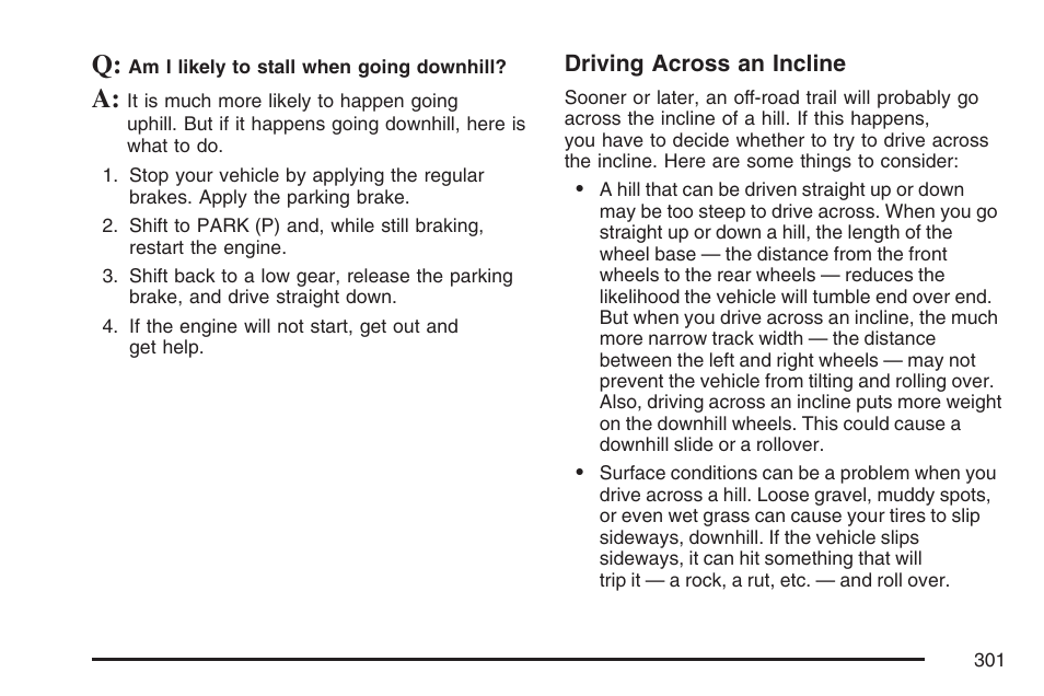 Cadillac 2007 SRX User Manual | Page 301 / 522