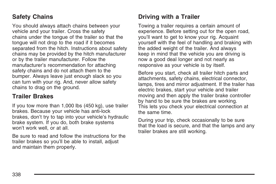 Cadillac 2007 SRX User Manual | Page 338 / 522