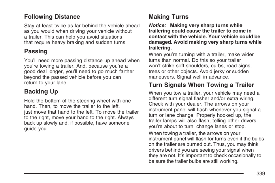 Cadillac 2007 SRX User Manual | Page 339 / 522