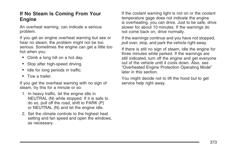 Cadillac 2007 SRX User Manual | Page 373 / 522