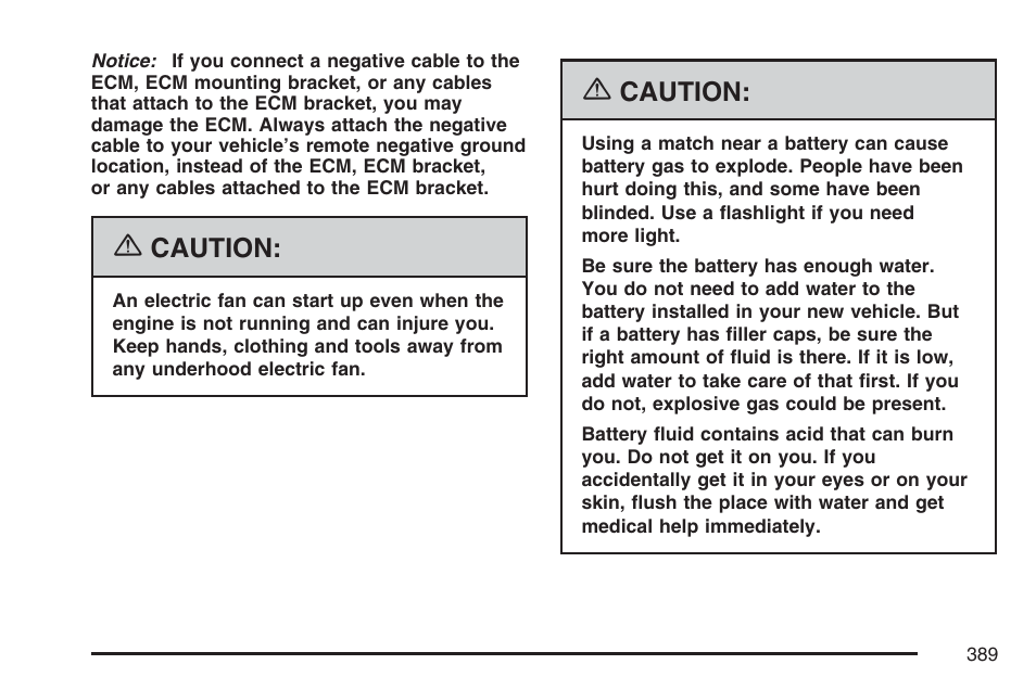 Cadillac 2007 SRX User Manual | Page 389 / 522