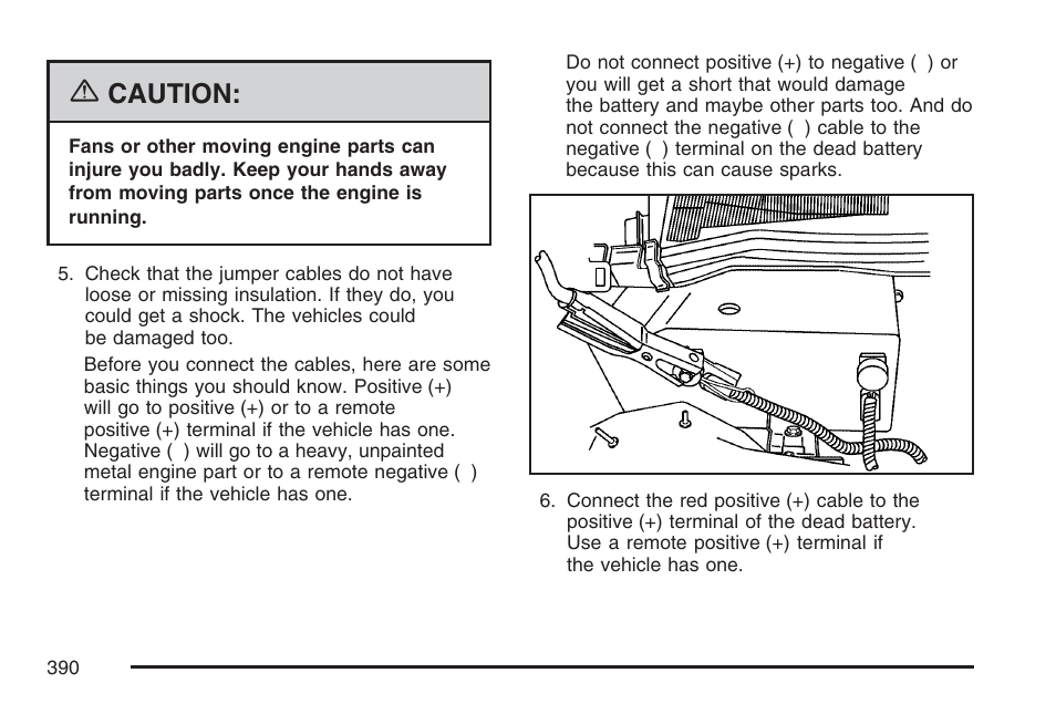 Caution | Cadillac 2007 SRX User Manual | Page 390 / 522