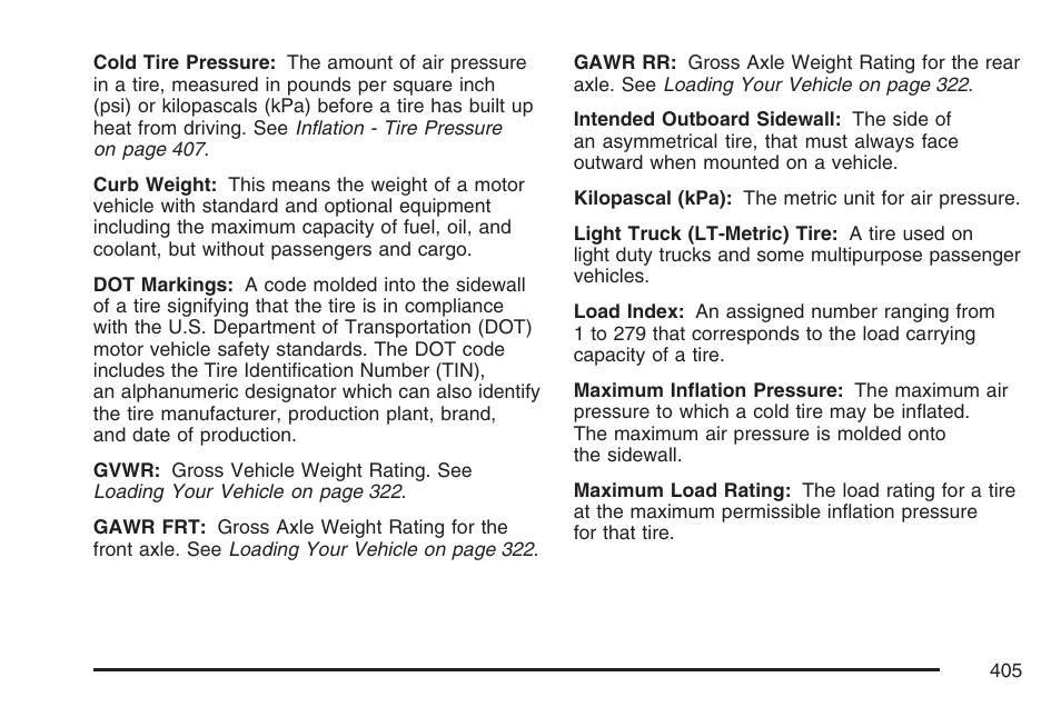 Cadillac 2007 SRX User Manual | Page 405 / 522