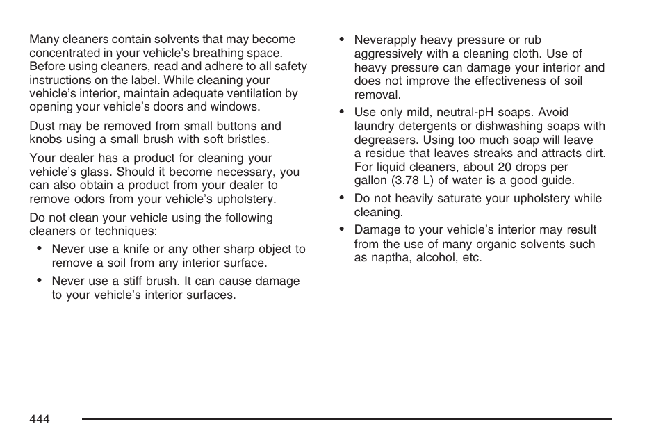 Cadillac 2007 SRX User Manual | Page 444 / 522