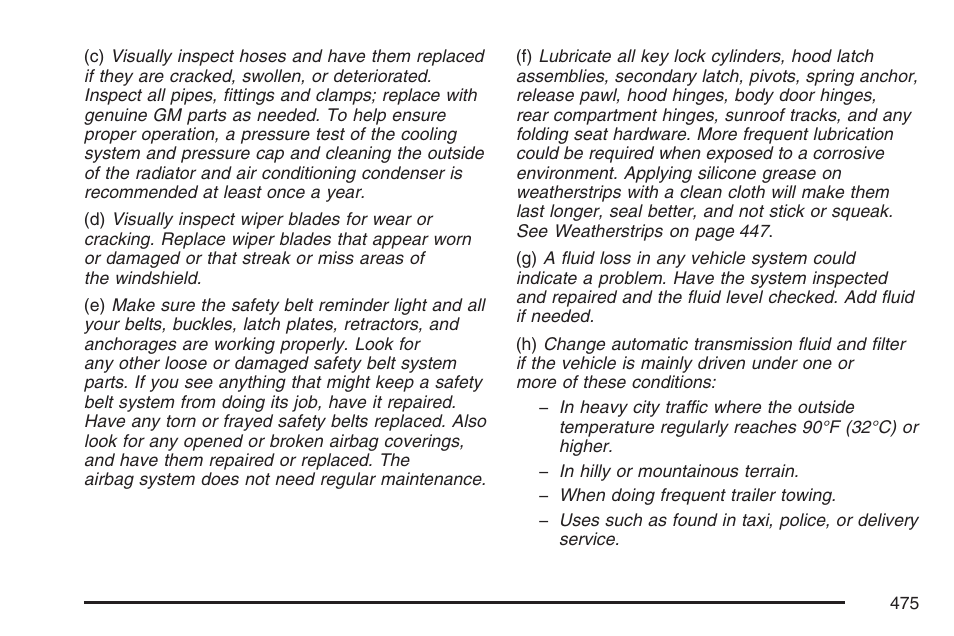 Cadillac 2007 SRX User Manual | Page 475 / 522