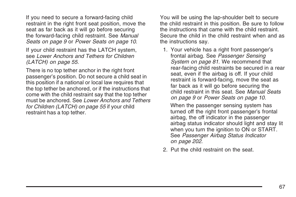 Cadillac 2007 SRX User Manual | Page 67 / 522