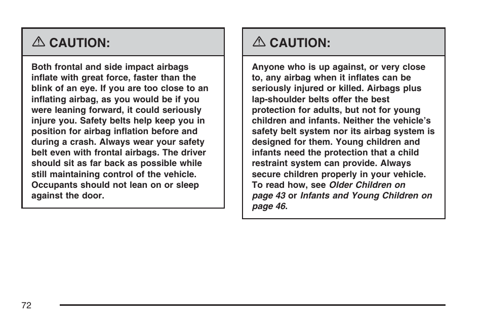 Cadillac 2007 SRX User Manual | Page 72 / 522