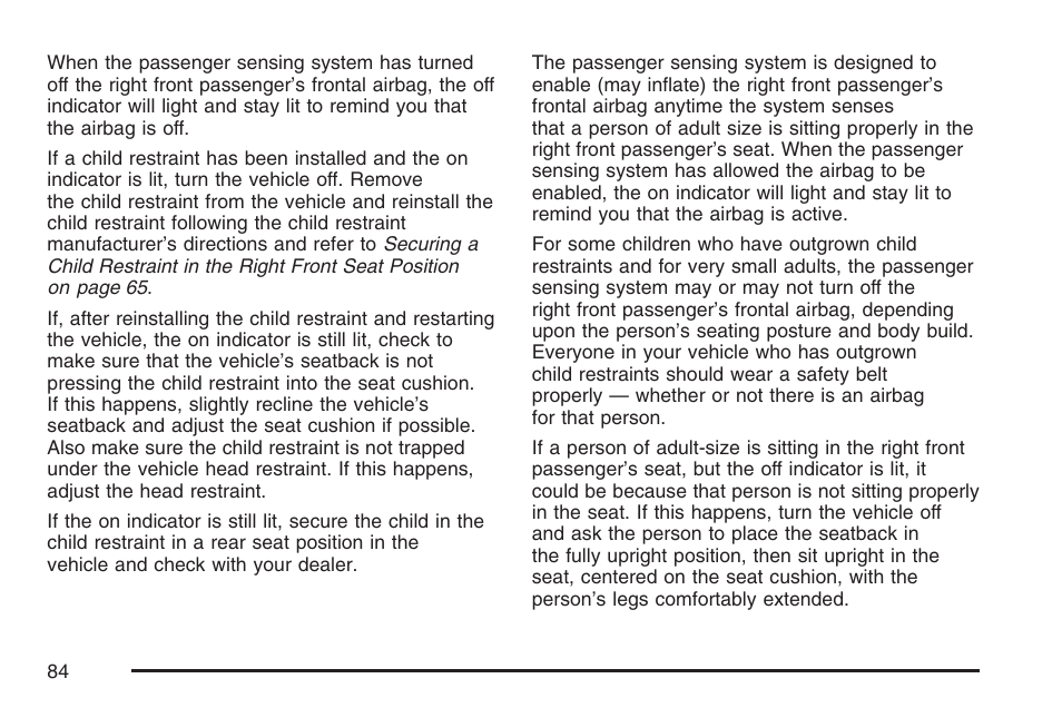 Cadillac 2007 SRX User Manual | Page 84 / 522