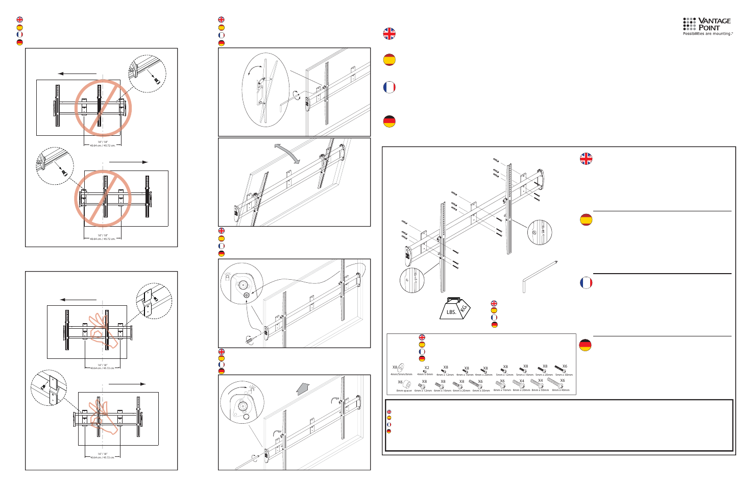 Vantage Point U70 User Manual | 2 pages