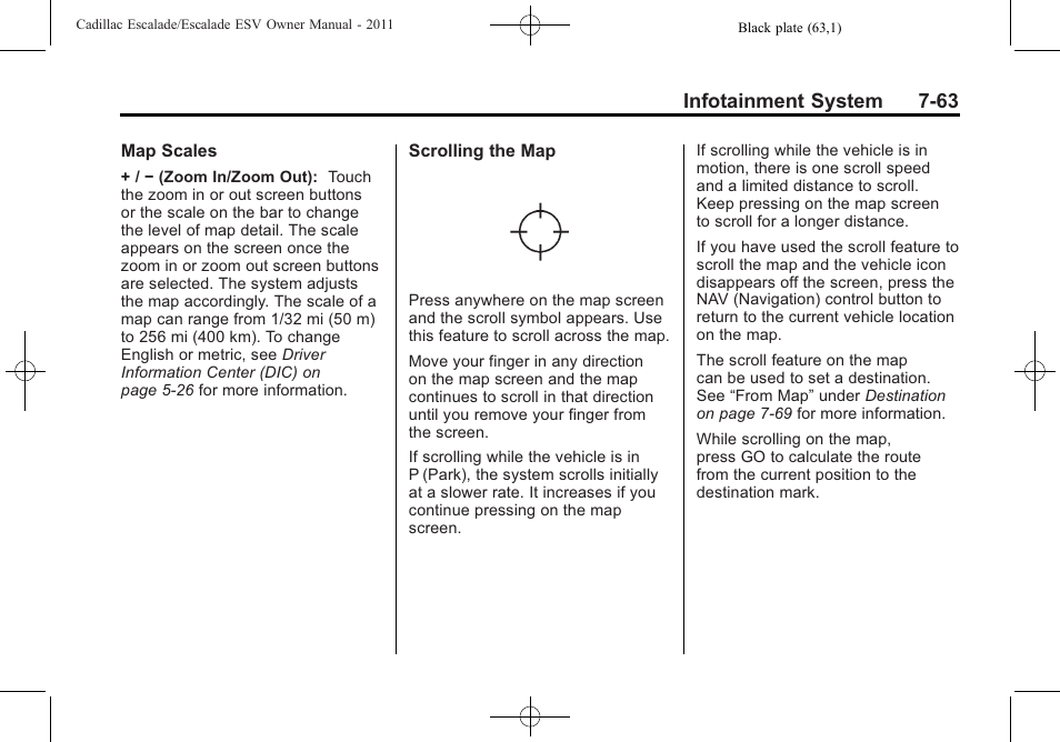 Infotainment system 7-63 | Cadillac 2011 Escalade ESV User Manual | Page 269 / 558