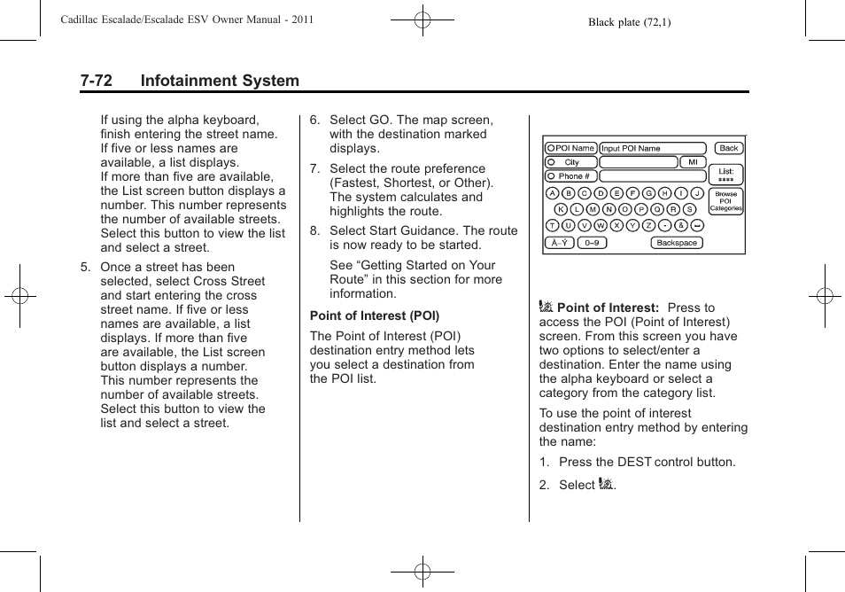 Cadillac 2011 Escalade ESV User Manual | Page 278 / 558