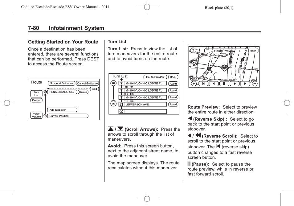 Cadillac 2011 Escalade ESV User Manual | Page 286 / 558