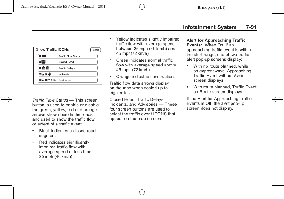 Infotainment system 7-91 | Cadillac 2011 Escalade ESV User Manual | Page 297 / 558